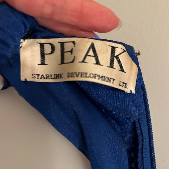 royal blue sequined sz 6 women’s short cocktail dress, party, gala - Picture 10 of 11